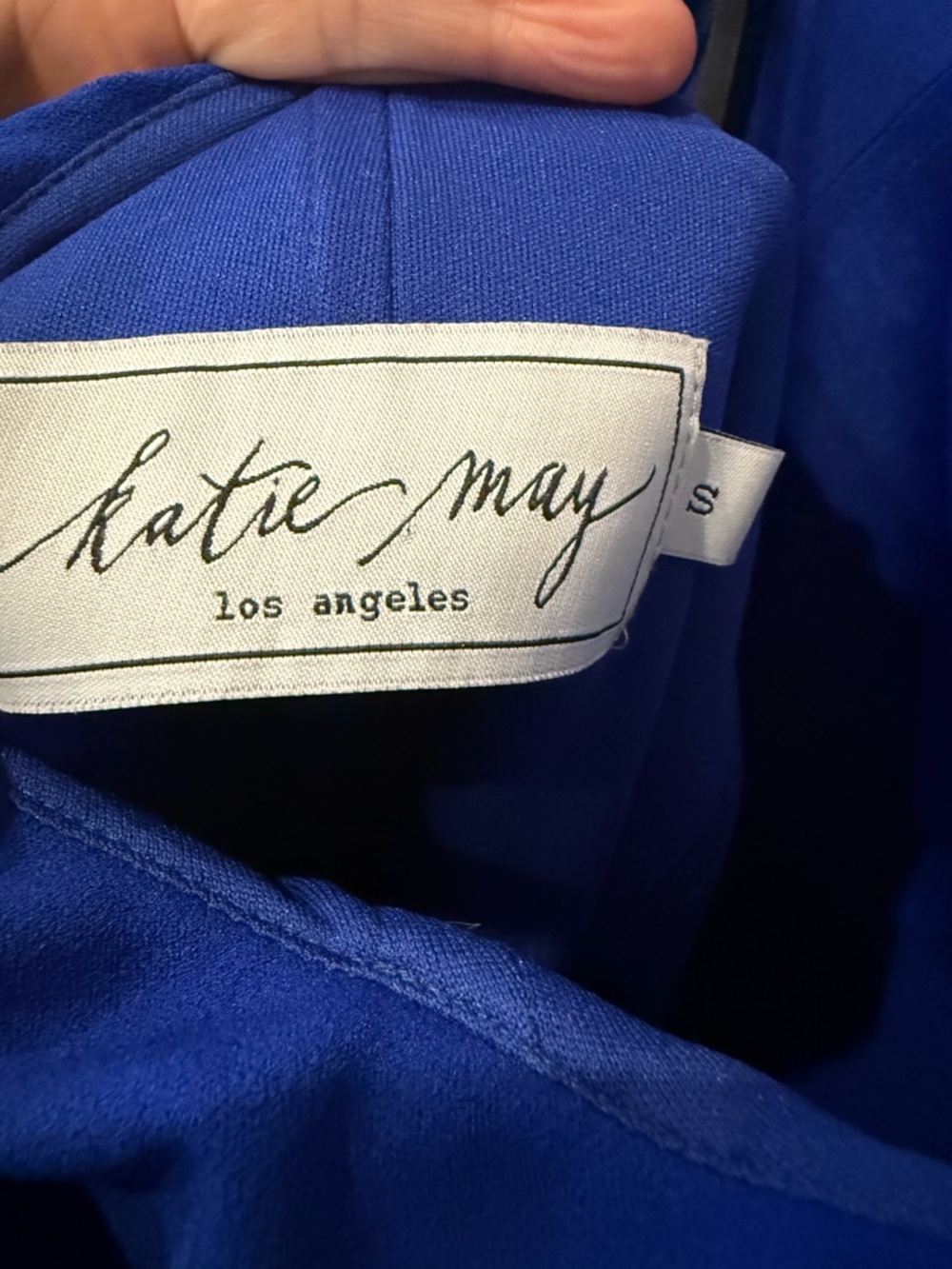 NWOT Katie May LA Cobalt Blue pretty bird Slip Dress - Spaghetti straps, small. - Picture 4 of 5